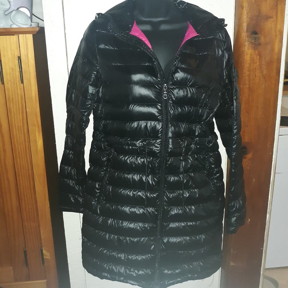 DKNY long puffer jacket